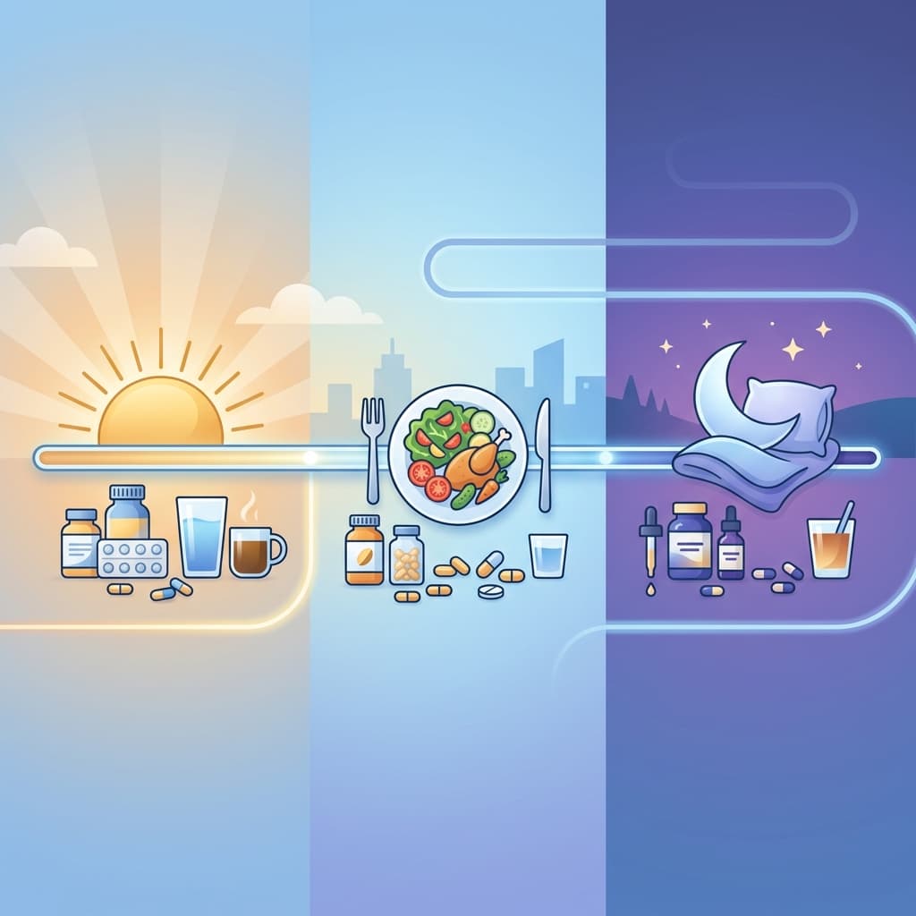 Best Time of Day to Take Magnesium, Omega-3, and Vitamin D