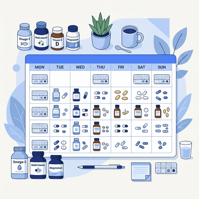 How to Create the Perfect Supplement Schedule for Your Customers